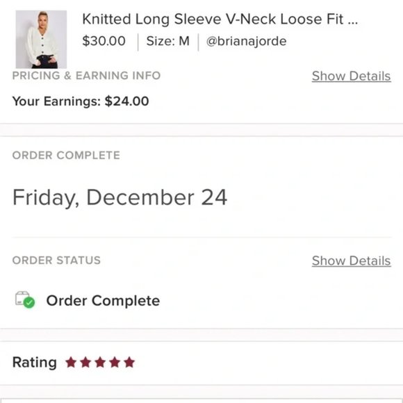 Knitted Long Sleeve V-Neck Loose Fit Cardigan Sweater - Picture 3 of 14